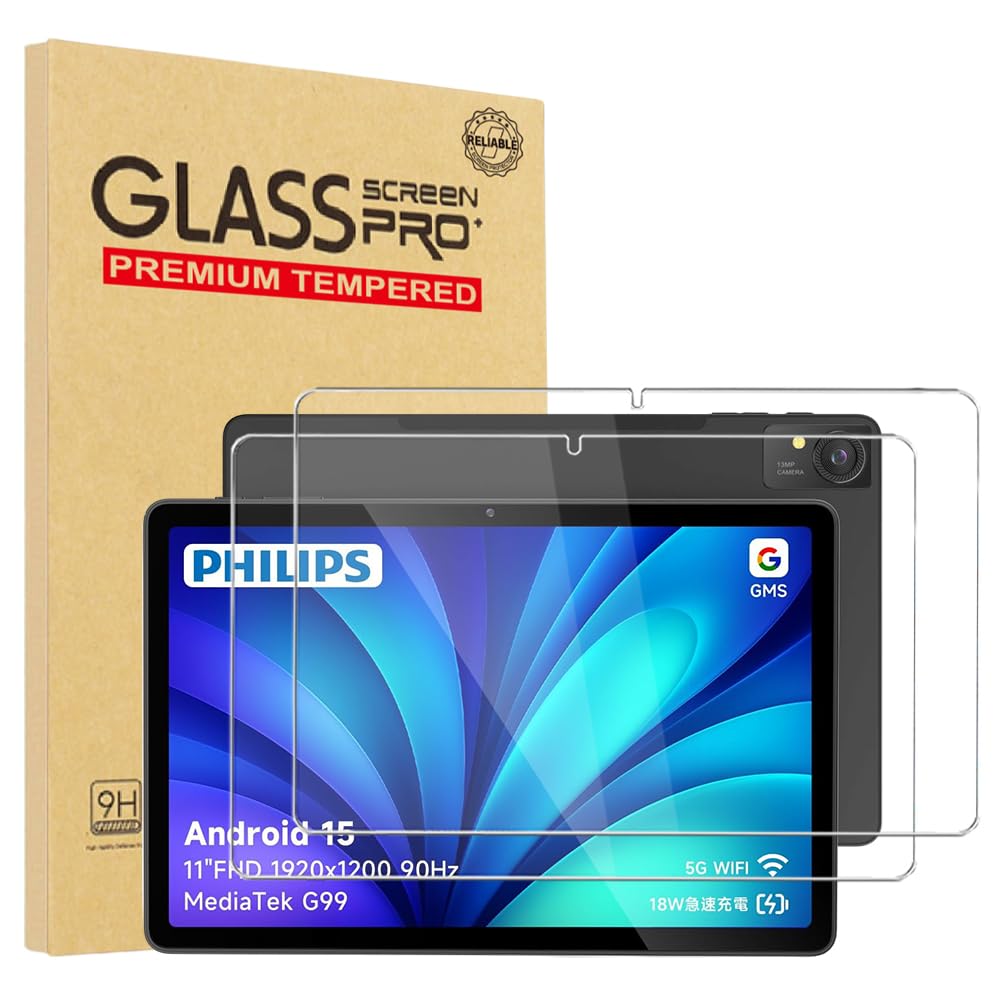 Amazon | 【2枚セッ】For PHILIPS T8015/Tabwee W90 フィルム YILLIONS